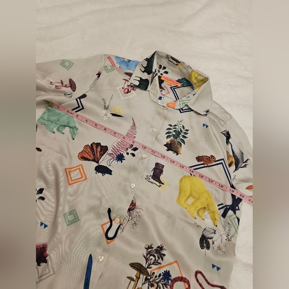 Vilagallo Isabella Long Sleeve Women Blouse Preppy Size 40 - Picture 9 of 12